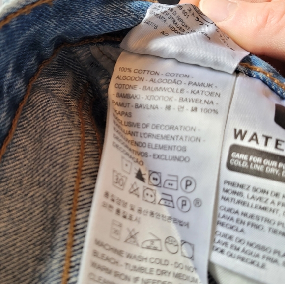 Wedgie levis distressed jeans - Picture 5 of 8